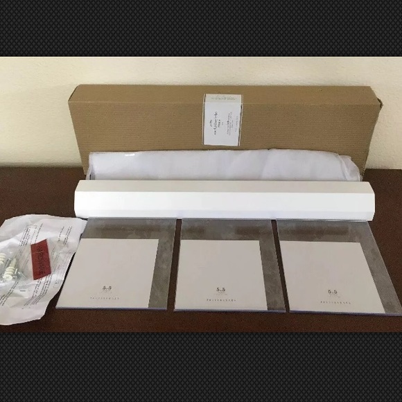 Pottery Barn Wall Art Wood Gallery Photo Ledge Holder Frame